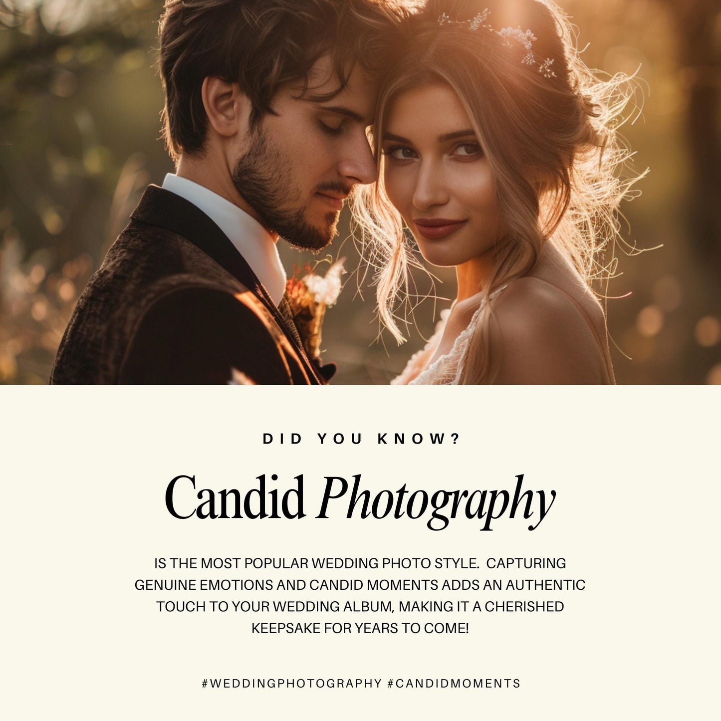 Photography Social Media Canva Templates | Wedding & Portrait Photographer Marketing Kit - Social Canvas