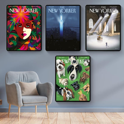 150 Magazine Cover Art Prints | Printable Wall Art | Iconic & Vintage Covers | New Yorker, Retro and Modern Designs | 300 DPI - Social Canvas