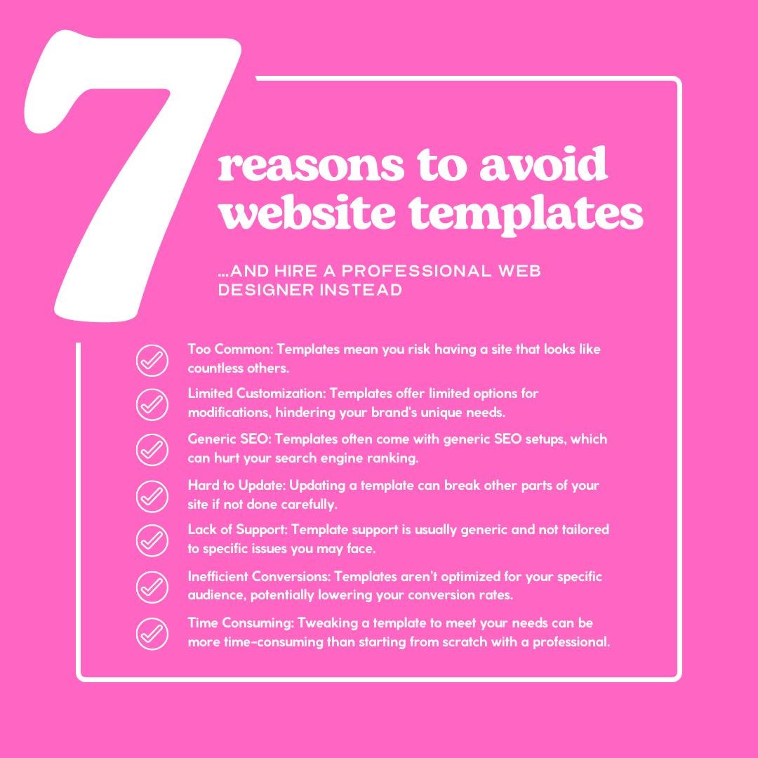 Website Designer Social Media Canva Templates | Web Design Marketing Kit| Editable Canva Templates | Instant Download - Social Canvas