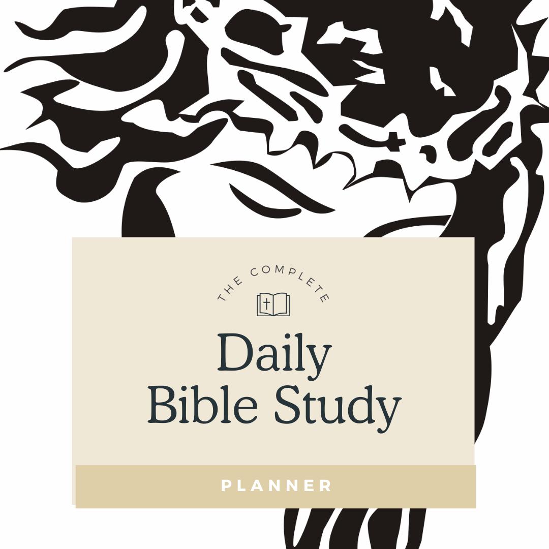 Daily Bible Study Planner | Prayer Journal and Scripture Reflection | Digital Christian Devotional - Social Canvas