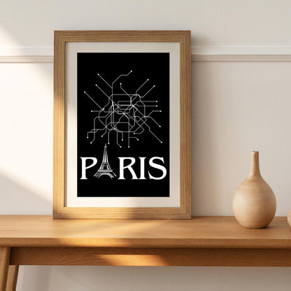 Modern 5 Subway Art Prints, New York, Paris, London, Berlin Minimalist Black and White City Map Poster, Contemporary Urban Wall Art - Social Canvas