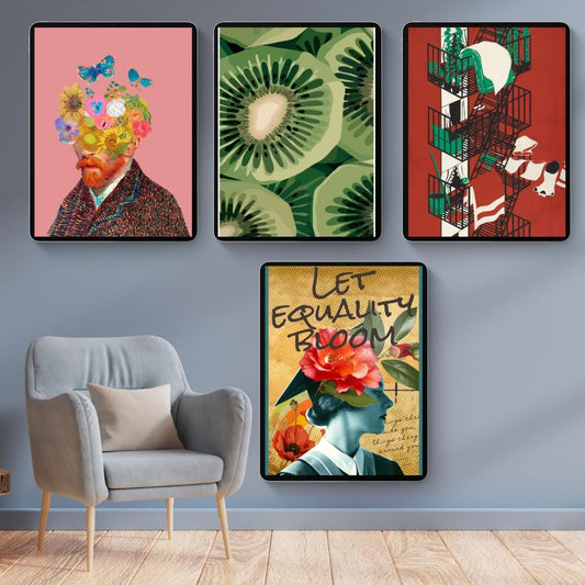 500 Printable Art Prints | Digital Wall Art Bundle | Instant Download | Home Decor | Vintage, Abstract, Modern, Boho & Floral Prints - Social Canvas