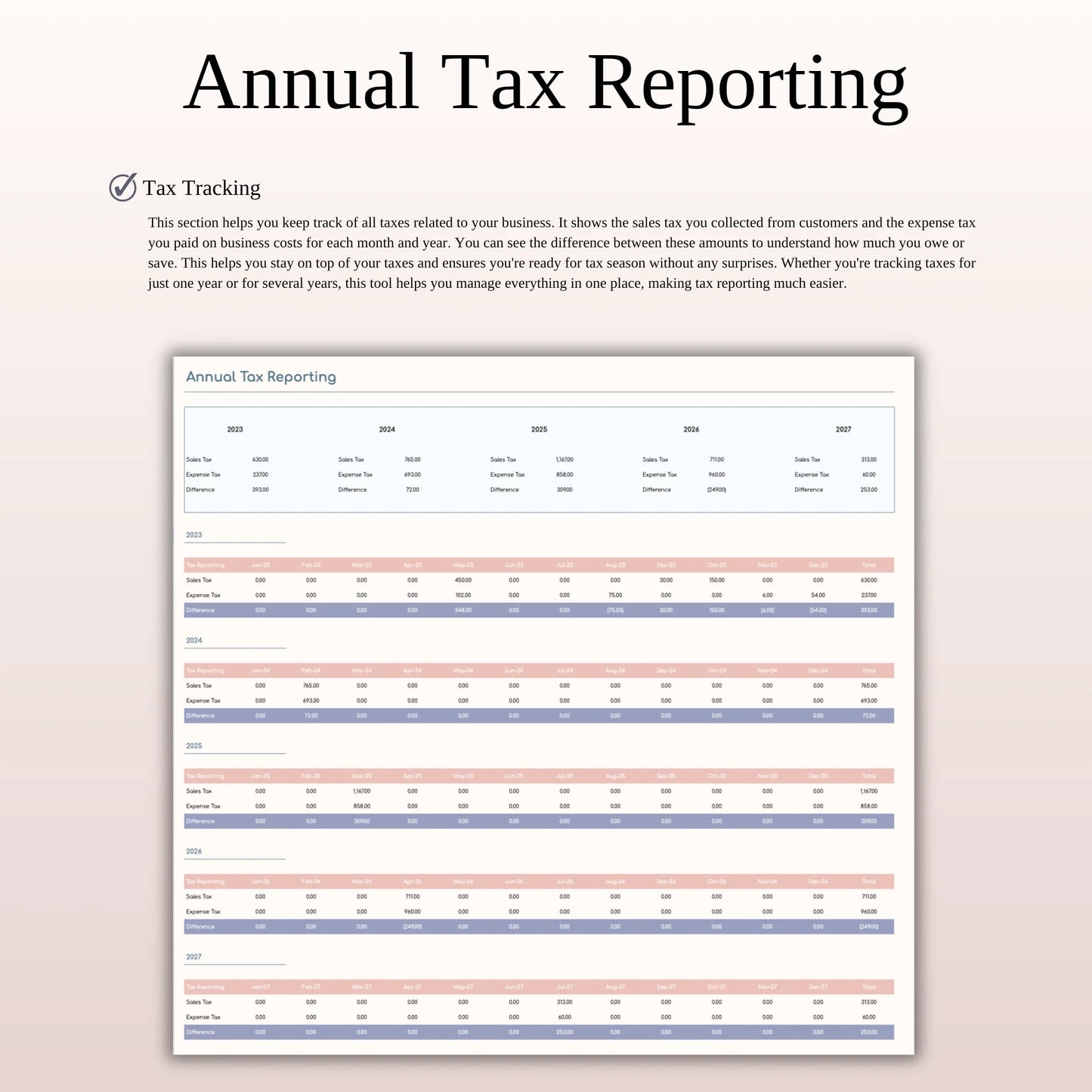 Small Business Bookkeeping Spreadsheet – Excel Template for Income & Expense Tracking (MRR) - Social Canvas