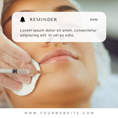 Botox & Filler Social Media Canva Templates | Med Spa and Aesthetic Injector Marketing Kit | Social Media Planner, Analytics Guide - Social Canvas