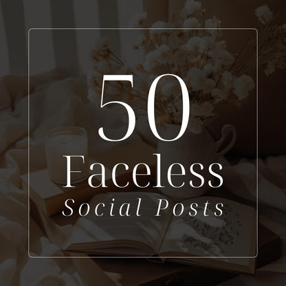 Business Coach Faceless Social Media Canva Templates | 50 Engagement Posts for Entrepreneurs & Coaches - Social Canvas