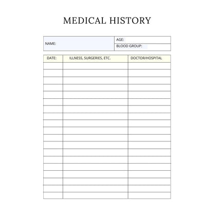 Blood Sugar Planner Canva Template | Printable Diabetes Log | Glucose Tracker and Health Journal | Medication and Meal Log - Social Canvas