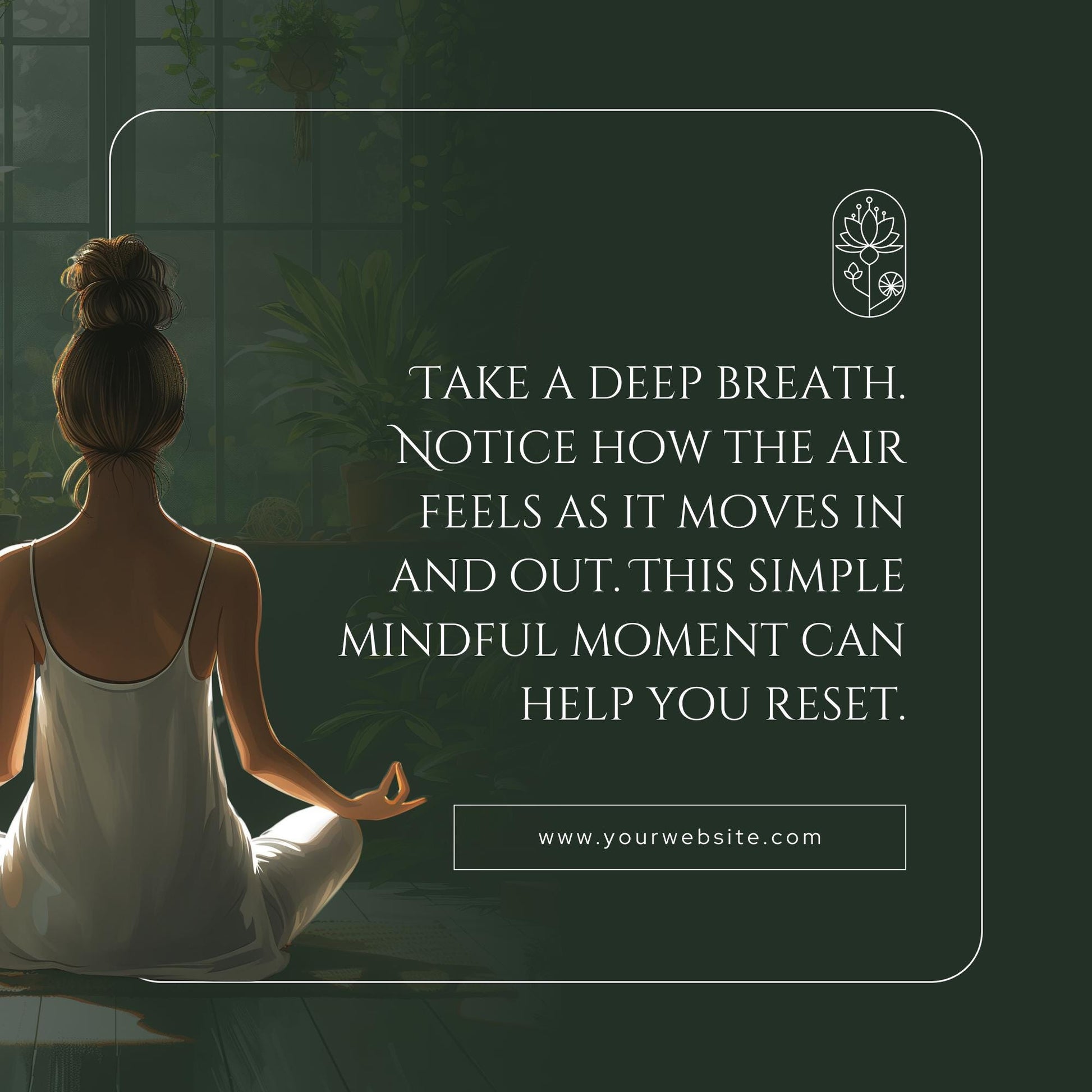 25 Mindfulness Social Media Templates | Editable Canva Templates | Wellness, Self-Care & Mental Health Instagram Posts | Instant Download - Social Canvas