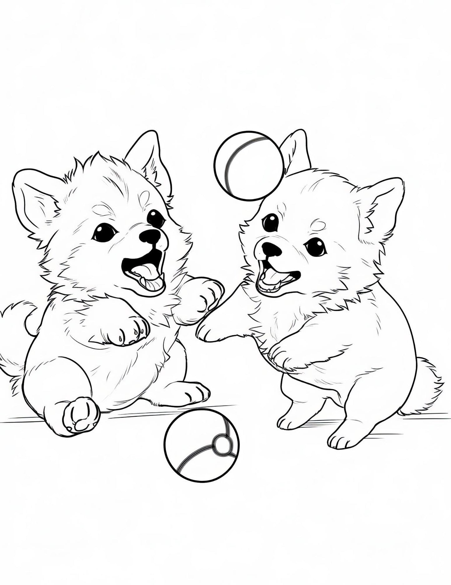 Cozy Animal Coloring Book | 25-Page Canva Template for Kids & Adults | Adorable Animal-Themed Coloring Pages | Digital Download - Social Canvas