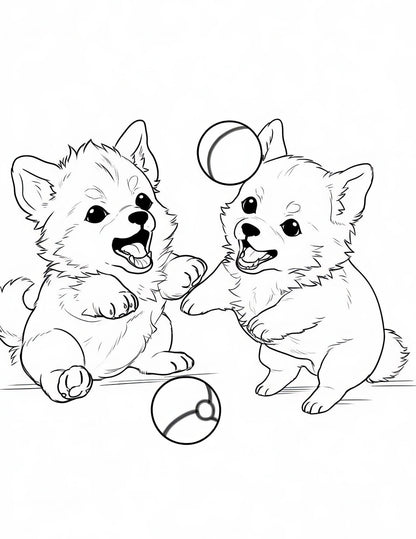 Cozy Animal Coloring Book | 25-Page Canva Template for Kids & Adults | Adorable Animal-Themed Coloring Pages | Digital Download - Social Canvas