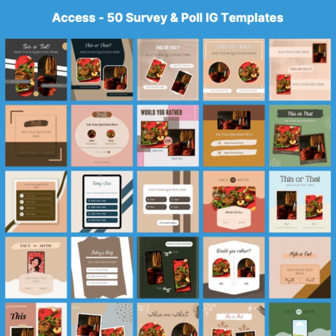 8400+ Social Media Canva Templates + 800 Faceless Reels | Social Media Planner & Analytics Guide | PLR Digital Marketing Bundle - Social Canvas