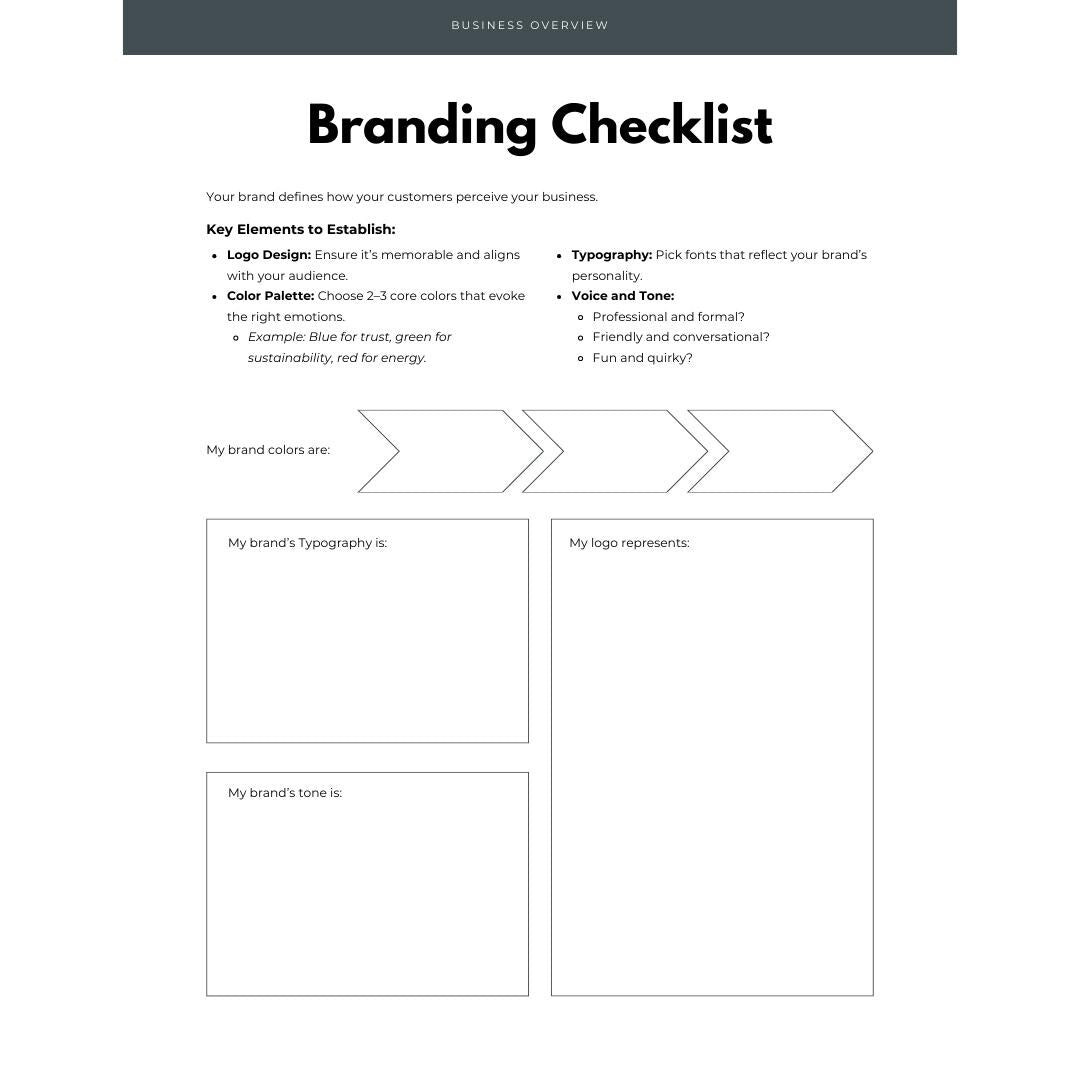 E-Commerce Business Planner | Digital Seller Organizer | Marketing & Inventory Tracker - Social Canvas