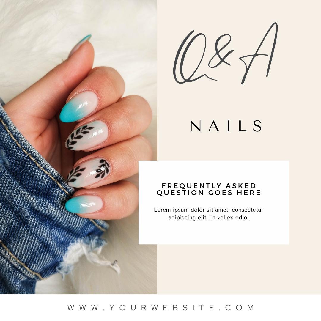 Nail Tech Social Media Canva Templates | Beauty Salon and Nail Artist | Social Media Planner, Analytics Guide | 800 Faceless Videos - Social Canvas