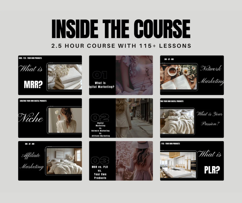 Launch Your Digital Product Empire / Marketing Course + Digital Products Bundle: The Proven Framework Used by Top Online Entrepreneurs