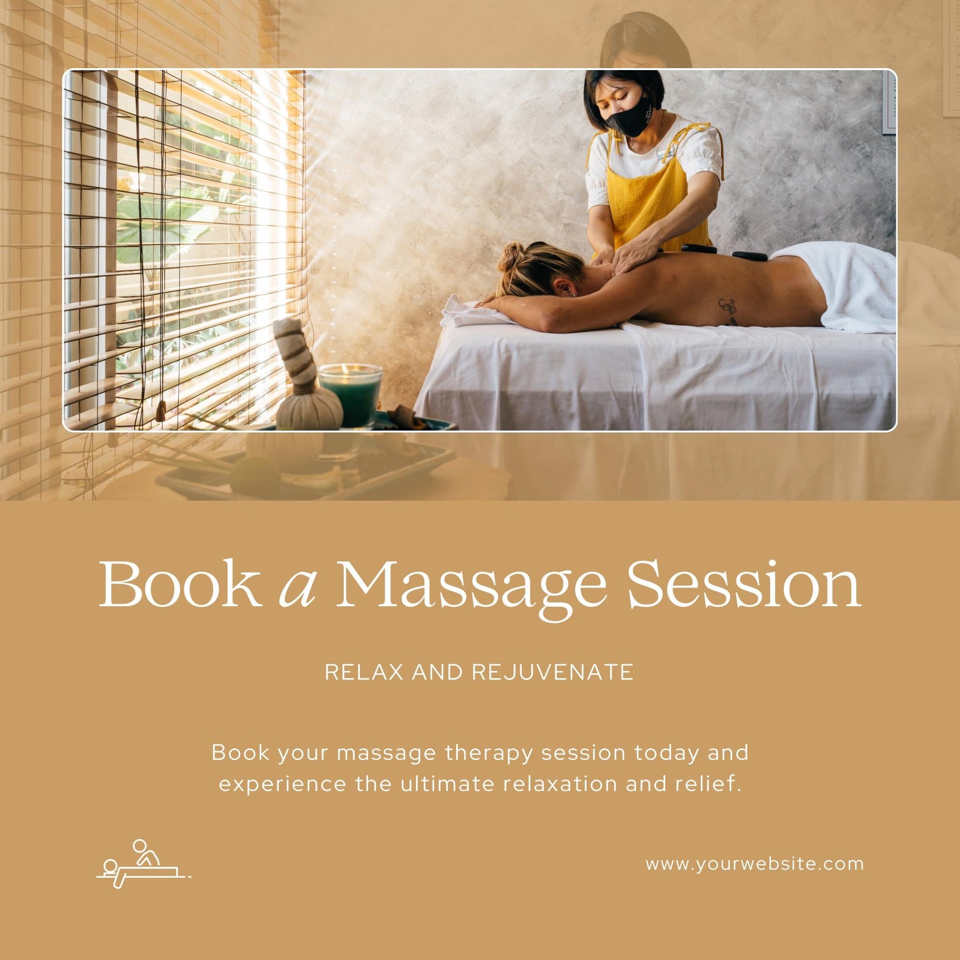 30 Massage Therapy Social Media Templates | Editable Canva Templates | Wellness, Spa & Self-Care Instagram Posts | Instant Download - Social Canvas