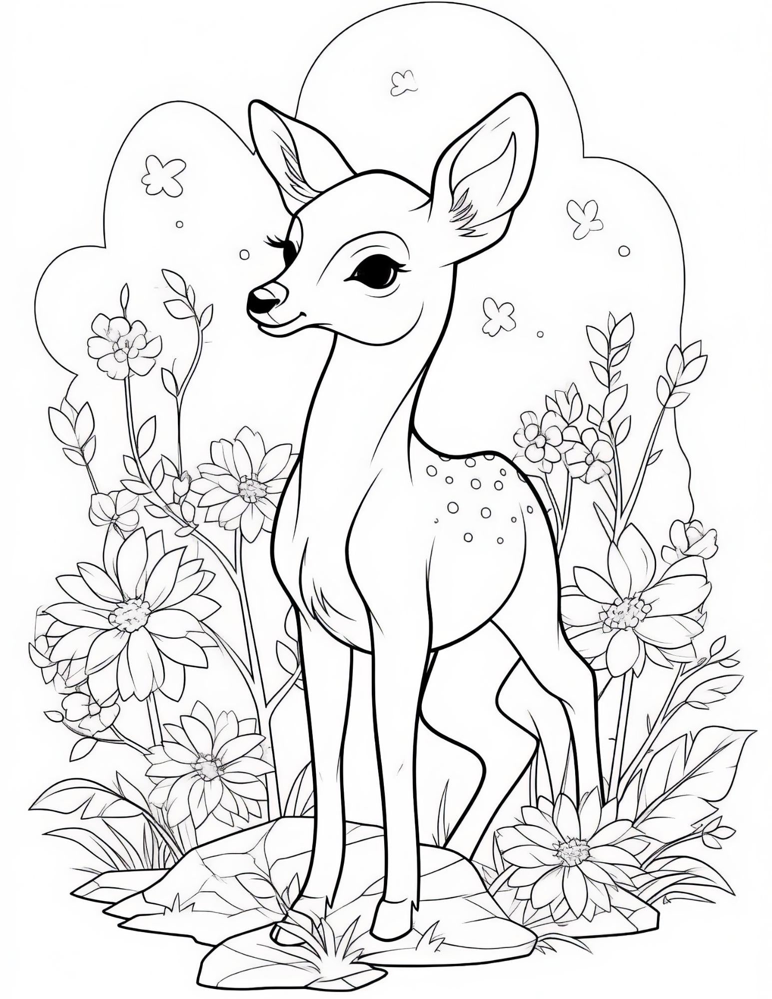 Cozy Animal Coloring Book | 25-Page Canva Template for Kids & Adults | Adorable Animal-Themed Coloring Pages | Digital Download - Social Canvas