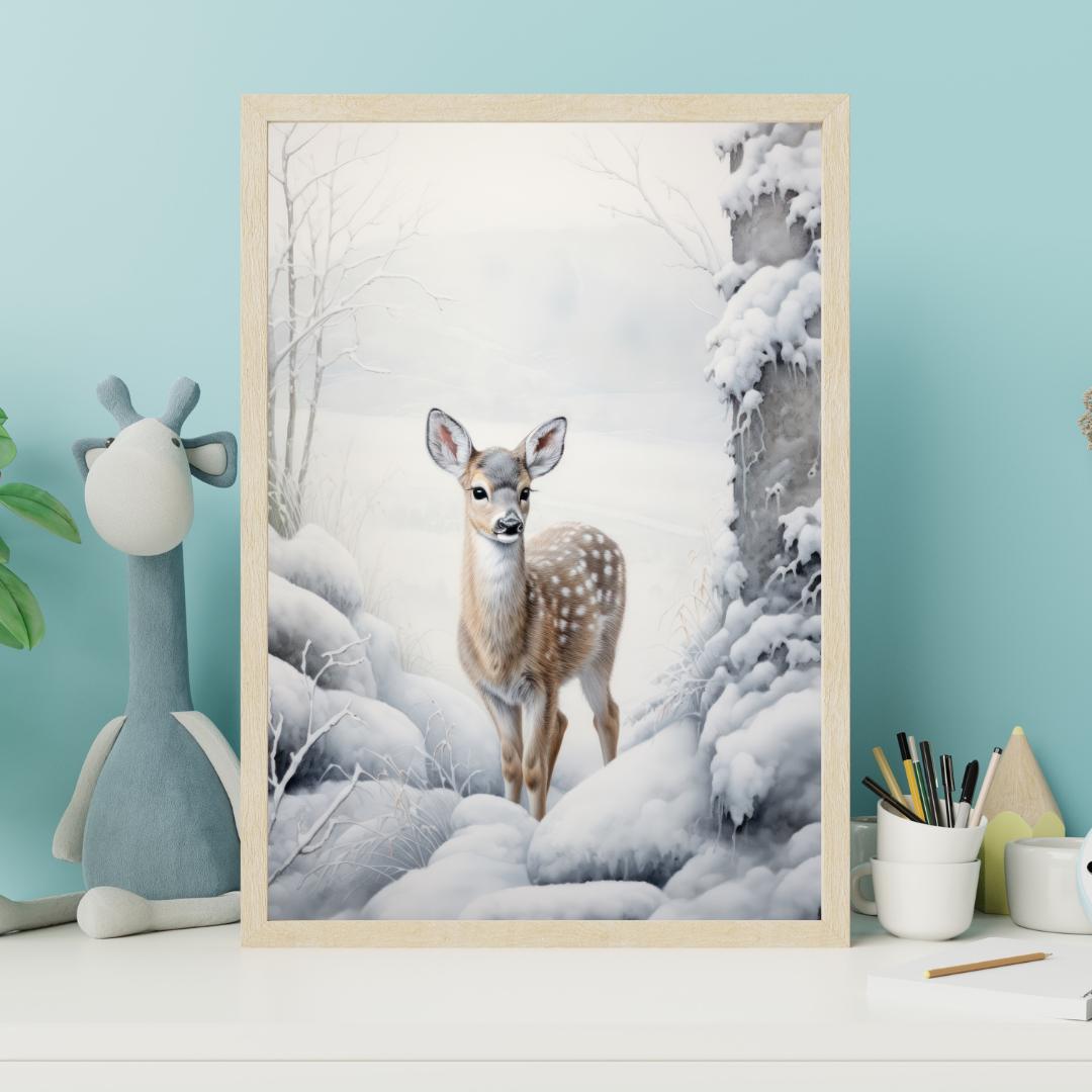 200 Adorable Kids Wall Art Prints – Whimsical Animal & Fantasy Posters for Nursery and Playroom Decor | Cute and Magical Artwork Set - Social Canvas