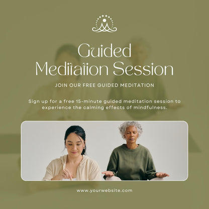 30 Mindfulness Coach Social Media Templates | Editable Canva Templates | Meditation, Self-Care & Wellness Instagram Posts | Instant Download - Social Canvas