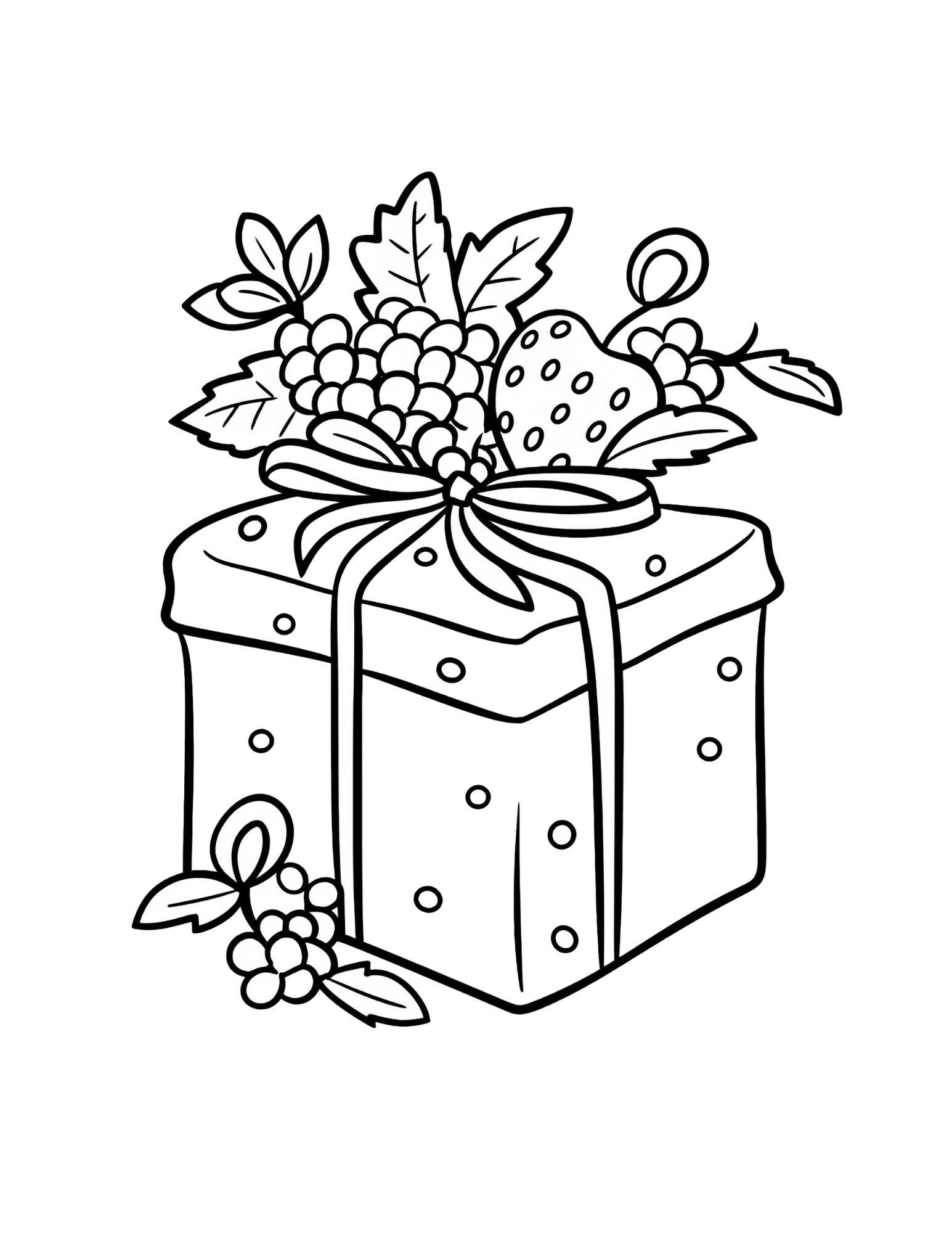 Berry First Coloring Book | 25-Page Canva Template for Kids & Adults | Fun Fruit-Themed Coloring Pages | Digital Download - Social Canvas