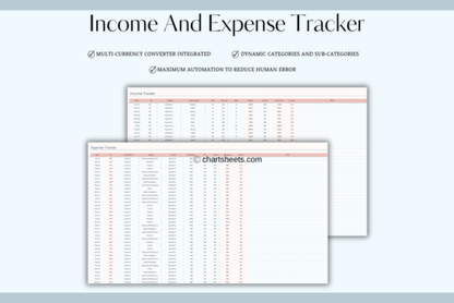 Airbnb Profit & Expense Tracker (Excel/Google Sheets) (MRR) - Social Canvas