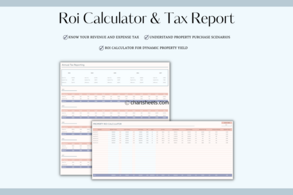 Airbnb Profit & Expense Tracker (Excel/Google Sheets) (MRR) - Social Canvas
