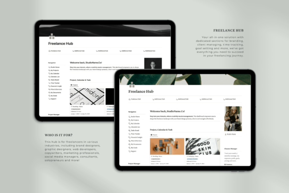 All-in-One Notion Branding Kit – Editable Templates for Personal & Business Branding (MRR) - Social Canvas