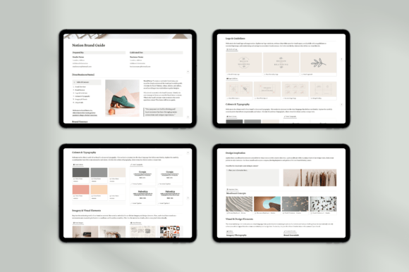 All-in-One Notion Branding Kit – Editable Templates for Personal & Business Branding (MRR) - Social Canvas