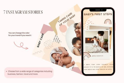 Baby Care -Canva Social Media Templates - Social Canvas