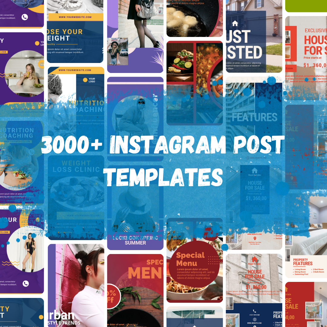 3000+ Instagram Post Templates (MRR) - Social Canvas