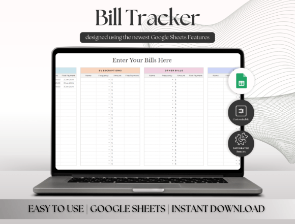 Bill Tracker Spreadsheet – Excel Template for Monthly Bill Management (MRR) - Social Canvas
