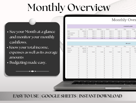 Bill Tracker Spreadsheet – Excel Template for Monthly Bill Management (MRR) - Social Canvas