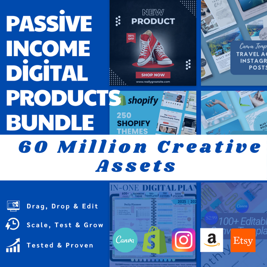 Massive DFY Digital Products Vault – Millions of PLR/MRR Files to Build & Sell Instantly - Social Canvas