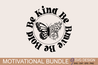 Boho Inspirational Quotes SVG & PNG Bundle (MRR) - Social Canvas