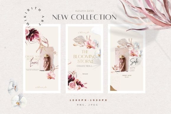 Bohemian Instagram Templates – Editable Social Media Pack (MRR) - Social Canvas