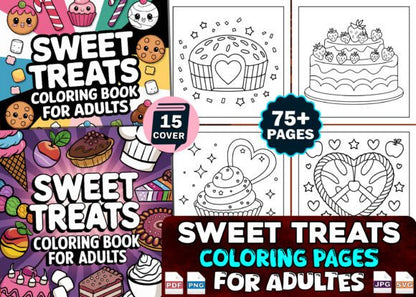 Bold and Easy Bundle Coloring Book Pages - Social Canvas
