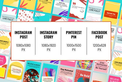 Bright Social Media Template Bundle - Social Canvas