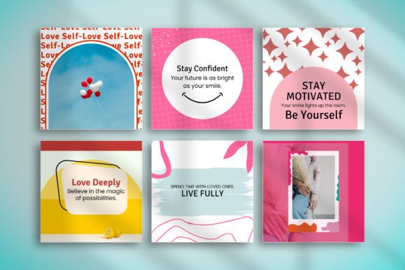 Bright Social Media Template Bundle - Social Canvas