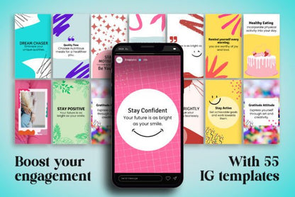 Bright Social Media Template Bundle - Social Canvas