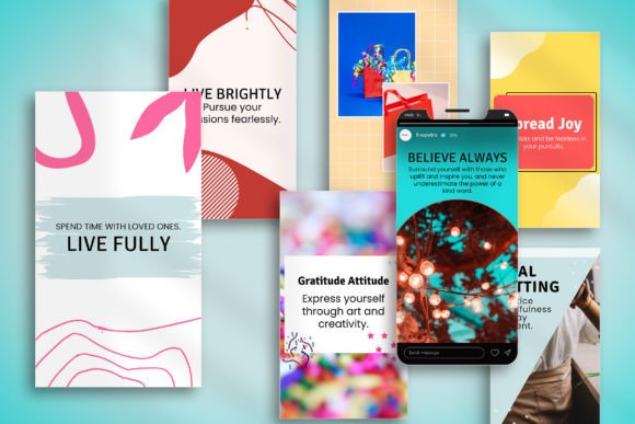 Bright Social Media Template Bundle - Social Canvas