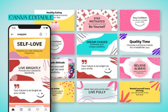 Bright Social Media Template Bundle - Social Canvas