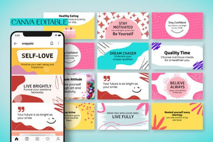 Bright Social Media Template Bundle - Social Canvas