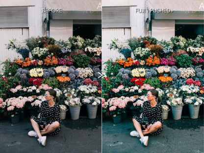 FUJIFILM-Inspired Lightroom Preset – Bright, Vibrant & Film-Look Tones