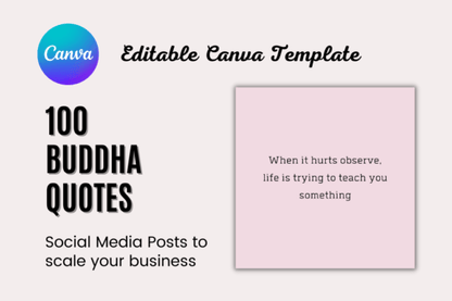 Buddha Quotes Social Media Post - Social Canvas