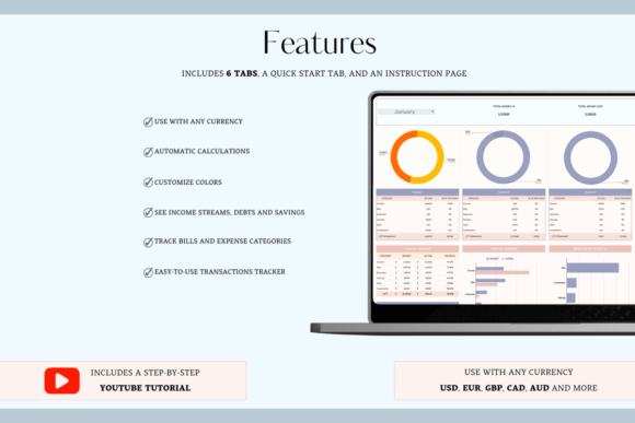 Budget by Paycheck Spreadsheet – Excel Template for Personal Finance Tracking (MRR) - Social Canvas