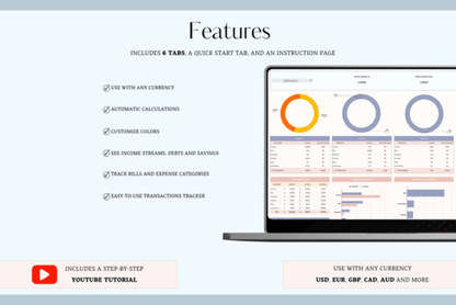 Budget by Paycheck Spreadsheet – Excel Template for Personal Finance Tracking (MRR) - Social Canvas
