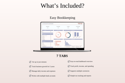 Business Growth Spreadsheet Kit – 6 Excel & Google Sheets Templates for Entrepreneurs - Social Canvas