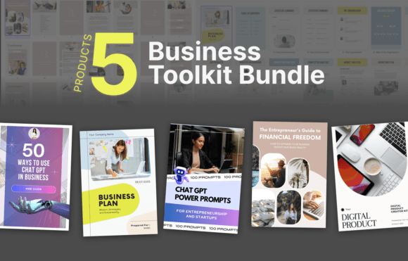 Business Toolkit Bundle – 10 Essential Excel Templates for Small Business Management - Social Canvas