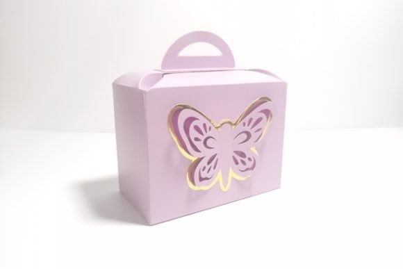 Butterfly Gable Box SVG – DIY Gift Box Cutting File for Cricut & Silhouette (MRR) - Social Canvas