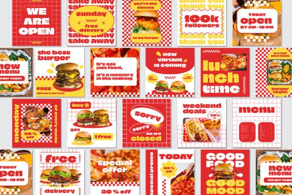 CAFE RESTO · Social Media Kit - Social Canvas