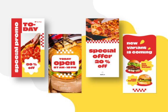 CAFE RESTO · Social Media Kit - Social Canvas