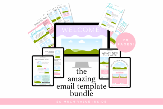 20 Canva Email Template Bundle - Social Canvas